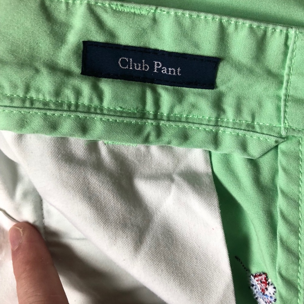 Vineyard Vines Green Club Pants 34 - Picture 6 of 7